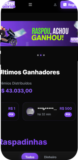 Sistema de Raspadinha Digital Roxa - Plataforma iGaming Broker Soft